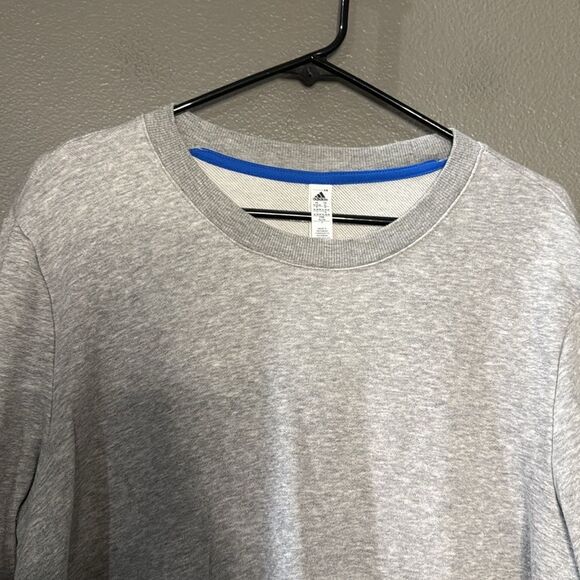 Adidas Grey Crewneck Sweatshirt - Picture 2 of 8